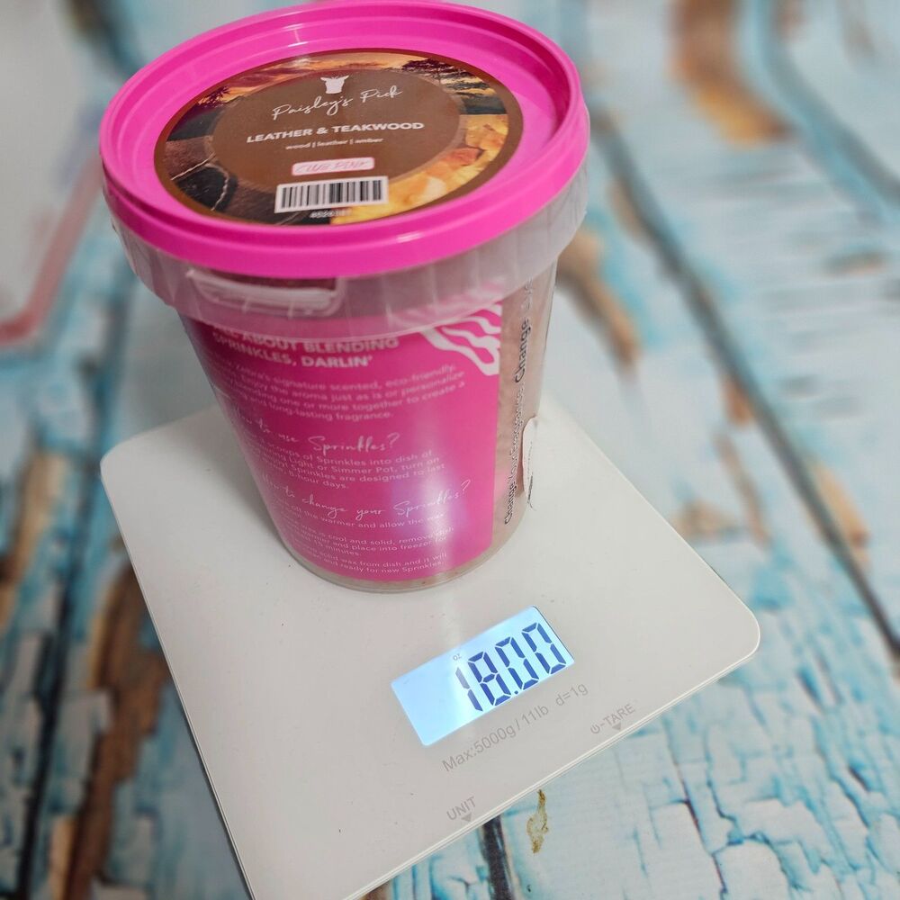 Pink Zebra Leather & Teakwood Sprinkles 16 oz Paisley’s Pick Club Pink NEW